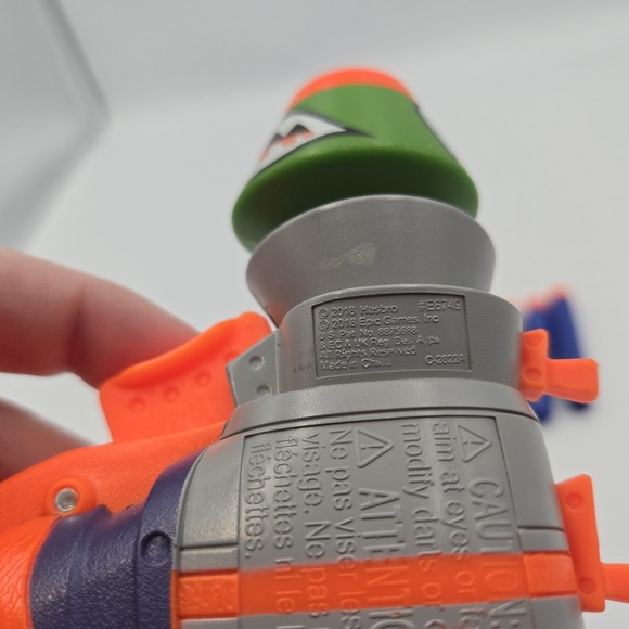 NERF Fortnite Rocket Launcher Micro Pistol Toy Blaster with 3 Darts Novelty - Picture 4 of 4